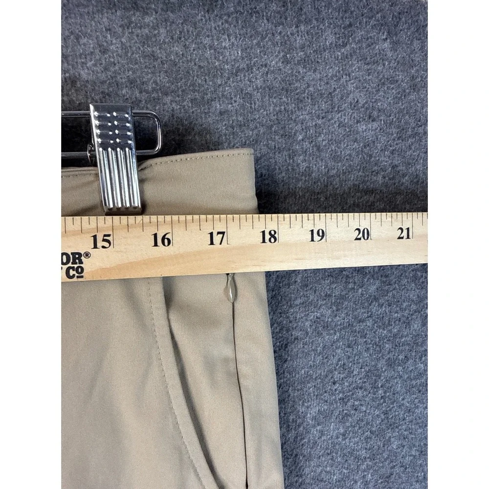 Twillory Performance Pants Mens 36x28 Trim Fit Khaki Golf Technical Fabric Chino